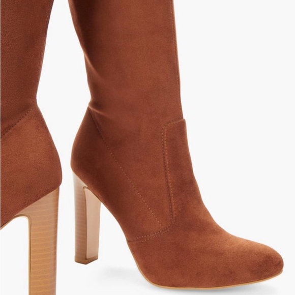 Faux Suede Wide Calf Size 9 - Picture 5 of 7